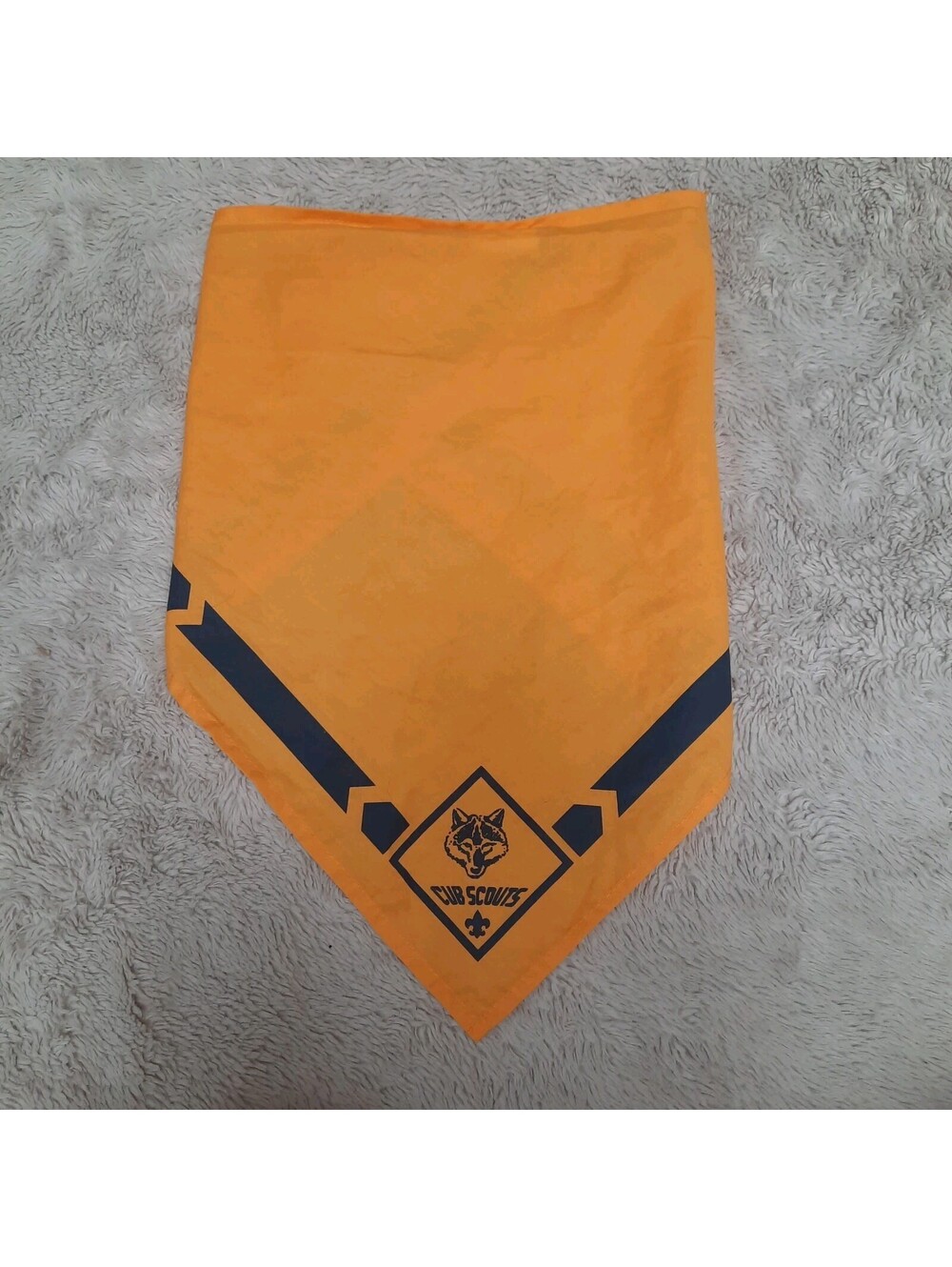 Cub Boy Scouts of America Neckerchief  Wolf Cub Scouts BSA Yellow